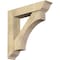 Ekena Millwork Westlake Traditional Rough Sawn Bracket w/ Offset Brace, Douglas Fir, 8"W x 38"D x 38"H BKT0806X38X38WTL01RDF - alternate 1